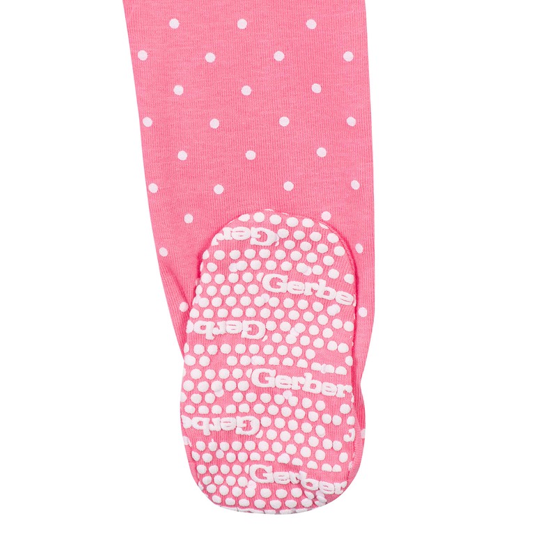 Gerber - Paquete de 2 Pijamas con pies para bebé,