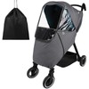 Bebamour Stroller Rain Cover,Universal Stroller Accessory,Waterproof,Windproof Protection,Baby Travel Weather Shield