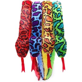 Toyland® 170cm (5.5ft) Giant Two-Toned Plush Snake - 5 Assorted Designs - Children's Soft Toys