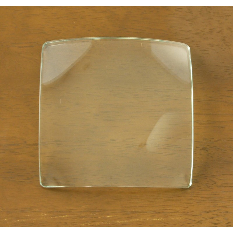 Glass Grande Vetro Square Plate SS (gv1511)