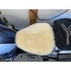 Alaska Leather Medium Sheepskin Buttpad® - Motorcycle Seat Pad (Cream