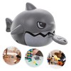 Totority Adorable Mini Shark Pull String Toy Plastic Sea Animal