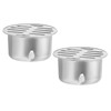 PATIKIL Gutter Guard, 2 Pack 304 Stainless Steel Downspout Strainer,