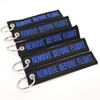 Rotary13B1 Remove Before Flight Key Chains - Black/Blue - 5pcs
