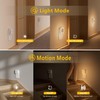YUNLEX 2 Pack Plug in Night Light with Motion Sensor