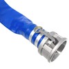 Gloxco 3" x 50′ Blue Lay Flat PVC Hose Assembly