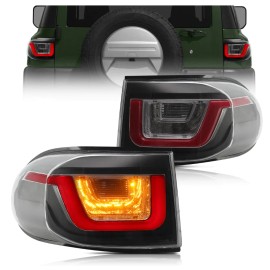 VLAND LED Tail Lights For 2007-2016 2017 Toyota FJ Cruiser W/ Running Light Pair
