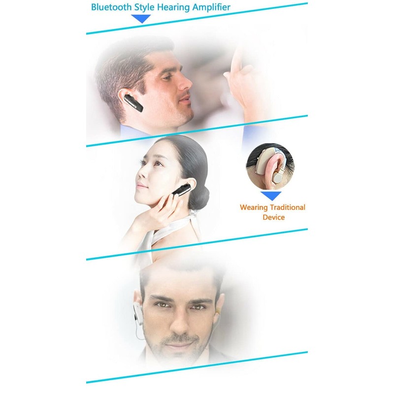 Rechargeable Sound Amplifier Digital Looks Like Bluetooth Style Headset