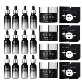 Dominas spot toning freckle ampoule 20ml, 12 pieces, eye cream 20g, 4 pieces + mask pack, 4 sheets x 4 boxes / 도미나스 스팟 토닝 기미앰플 20ml 12개 아이크림 20g 4개+마스크팩 4매 x 4박스