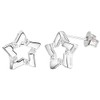 LÖB LSIO60 Women's Stud Earrings 925 Sterling Silver Star with