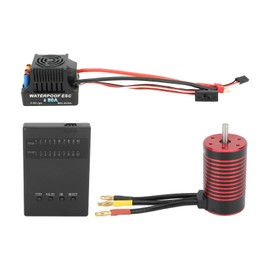 Brushless Motor ESC Programming Card 3660 Brushless Motor 80A Brushless ESC Combo Set for 1/8 RC Cars 2600KV