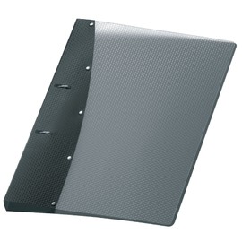 Veloflex 1141450 Diamond Ring Binder DIN 210 x 297 mm, Combi Mechanism Ring binder A4 Black