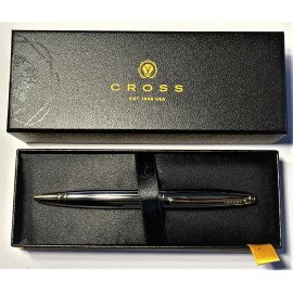 CROSS CALAIS CHROME WITH GOLD TRIM BALLPOINT PEN (AT0112-15)