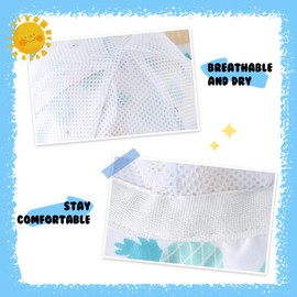 Baby Bucket hat UPF 50+ Wide Brim Toddler Sun hat Beach for Girls