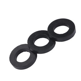 Hilitand 12 Pcs Washer Ring, Shower Rubber O-Ring, Washer Seals, Gasket Faucet Water Pipe Replacement 1/2", 3/4", 1" (1/2")