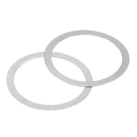 sourcing map 20Pcs M13 Flat Washer, 304 Stainless Steel 13mm ID x 16mm OD x 0.1mm Thick for Bolt Screw, Factories Repair, Kitchens, Shops, and Outdoor Construction