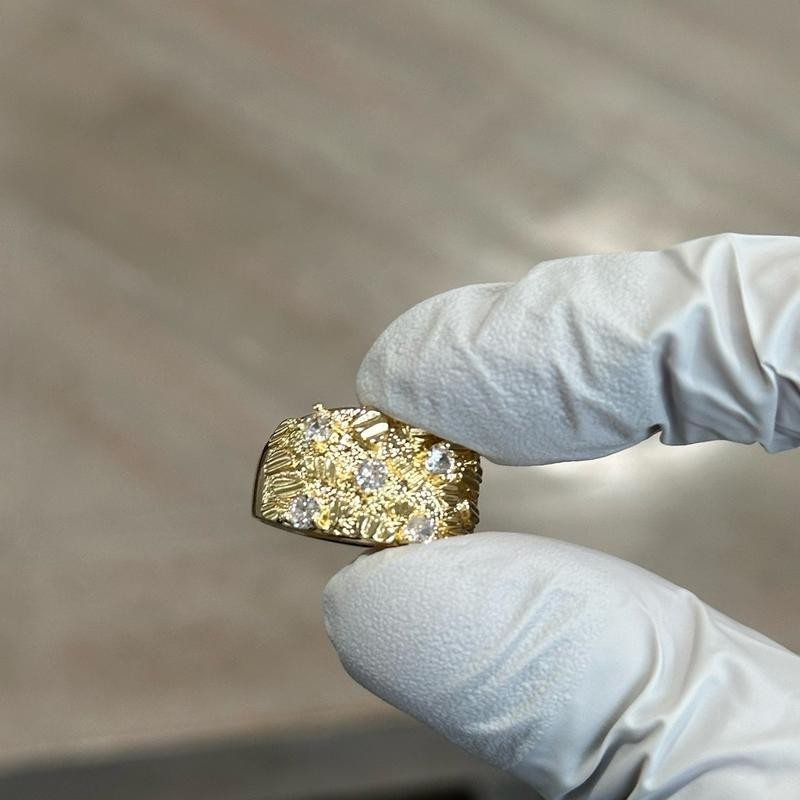 gold nugget ring ( D ):_10