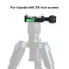 Quick Release Clamp for Arca Style Plate Aluminum Alloy 60mm