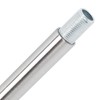 Brushed Nickel M12 Threaded Extension Rod for Pendant Light, Island