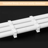Pack of 50 M25 Pipe Clamps 25 mm White PPR