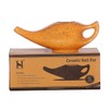 HealthGoodsIn - Ceramic Neti Pot for Nasal Cleansing Freckle Pattern
