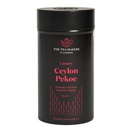 Luxury Ceylon Pekoe Loose Leaf Black Tea 125g Caddy