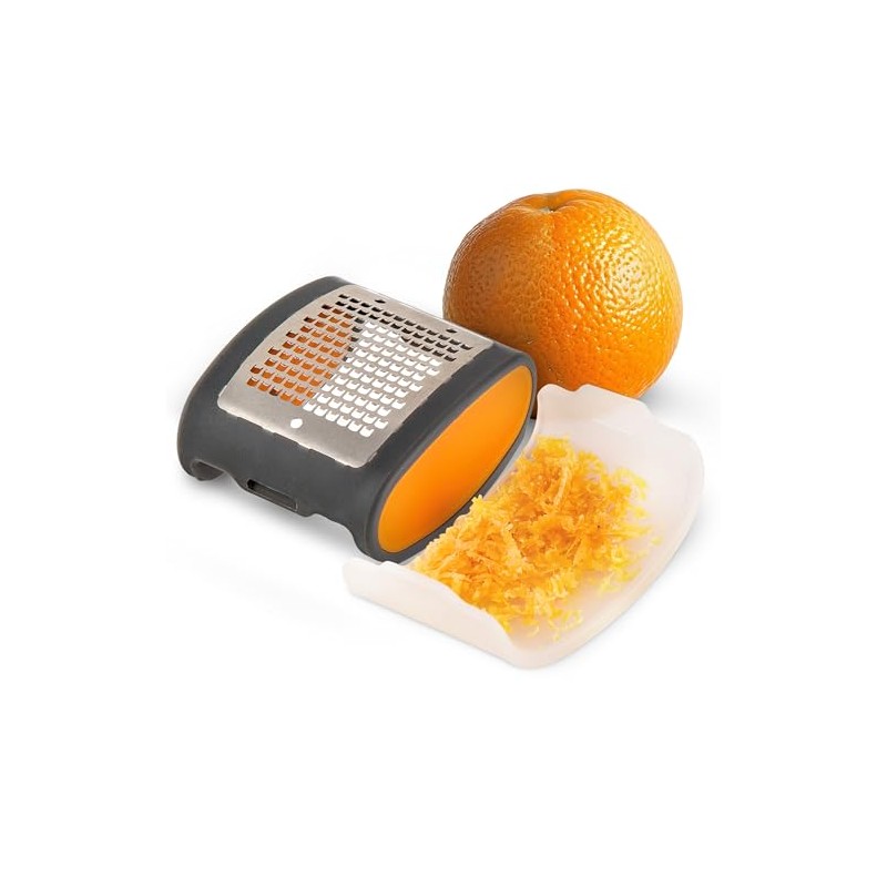 PrepWorks Pocket Citrus Zester – Compact, Stainless Steel Zester for