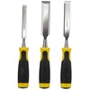Rolson 56105 3 pc Wood Chisel Set 12, 19 &
