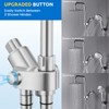 Ryamen 8" Dual Shower Head Combo, High Pressure Rainfall Shower
