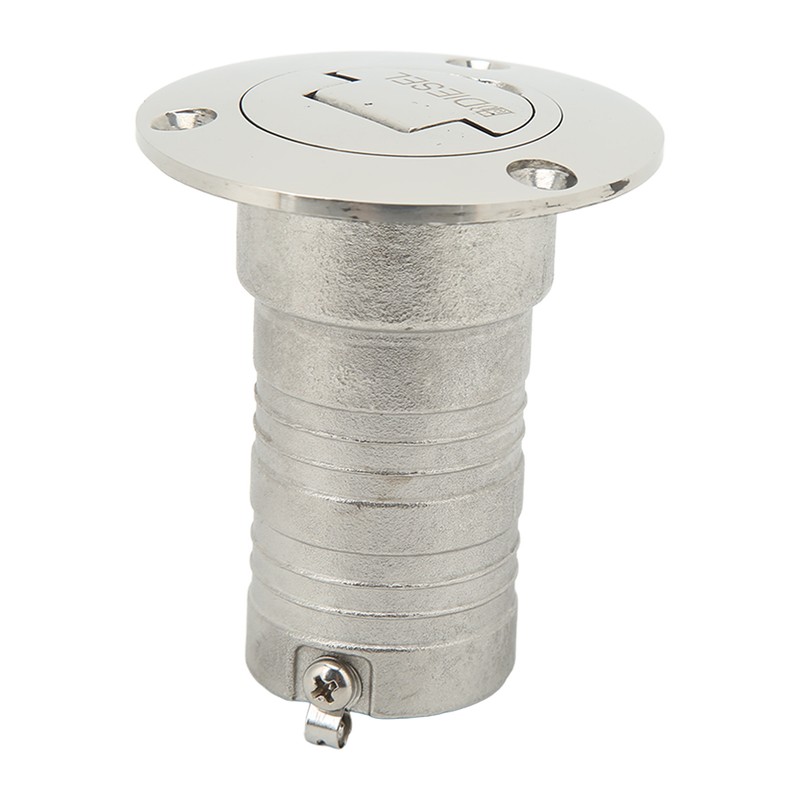 Marine Boat Deck Filler with Keyless Cap Stainless Steel Mirror