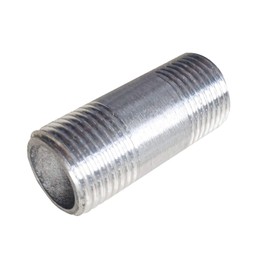 LOZOME 3/8" Male x 3/8" NPT Male Threaded Pipe Fitting, SS304 Stainless Steel Nipple Cast Pipe, 1.46" Length
