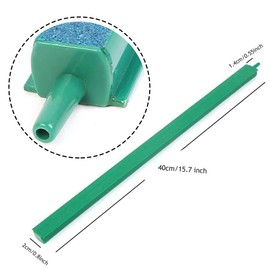 Saim16inch Aquarium Air Stone Bar, 2Piece Bubbles Release Oxygen Diffuser Bar, Fish Tank Mineral Air Bubble Air Stone Bar