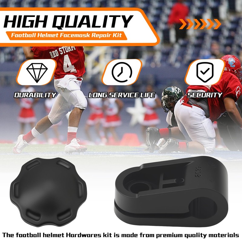 Football Helmet Facemask Repair Kit Fit for Schutt 7& Riddell