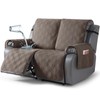 TAOCOCO 100% Waterproof Recliner Loveseat Cover Non Slip Couch Cover
