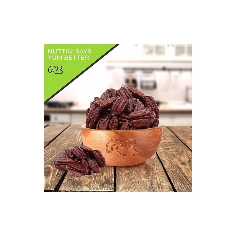 Nut Cravings Candied Pecans Honey Glazed Praline, No Shell, Premium