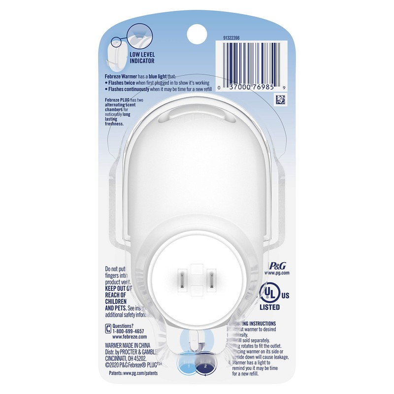Febreze Plug In Air Freshener Fade Defy Plugs, Scented Oil