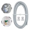 None 6' Feet x 1/4" OD PEX Water Line for