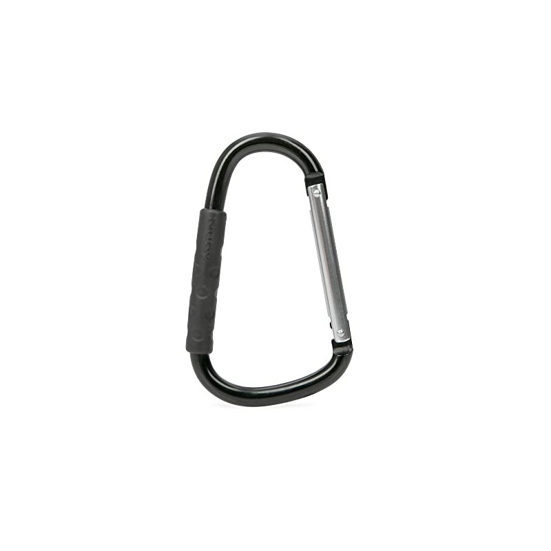 Nuby Large Handy Hook Carabiner Stroller Clip with Textured Soft
