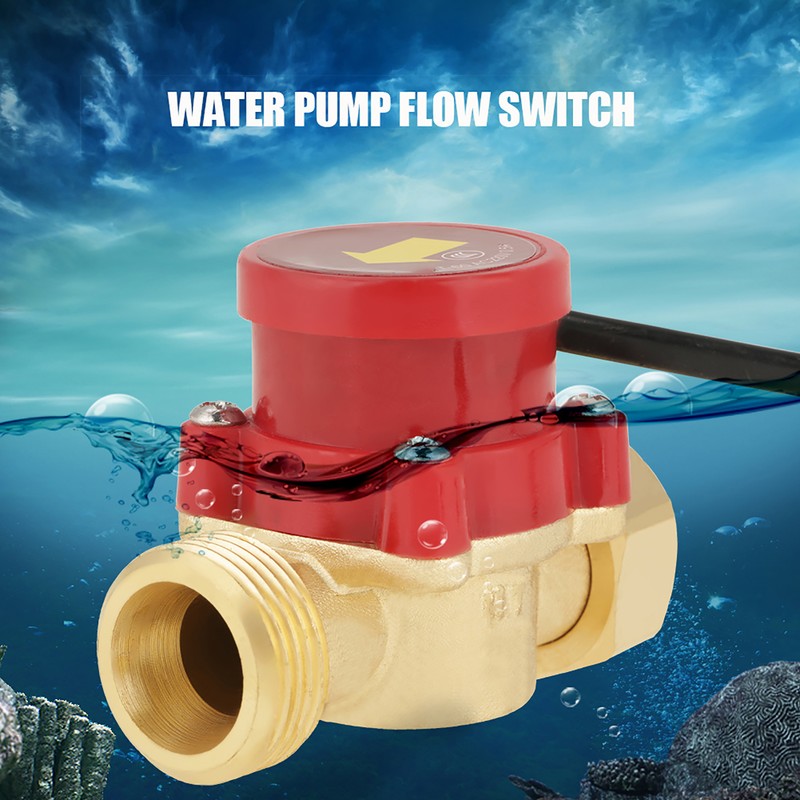 1 PCS HT-60 0.5A G3/4"-3/4" Thread Water Pump Flow Sensor