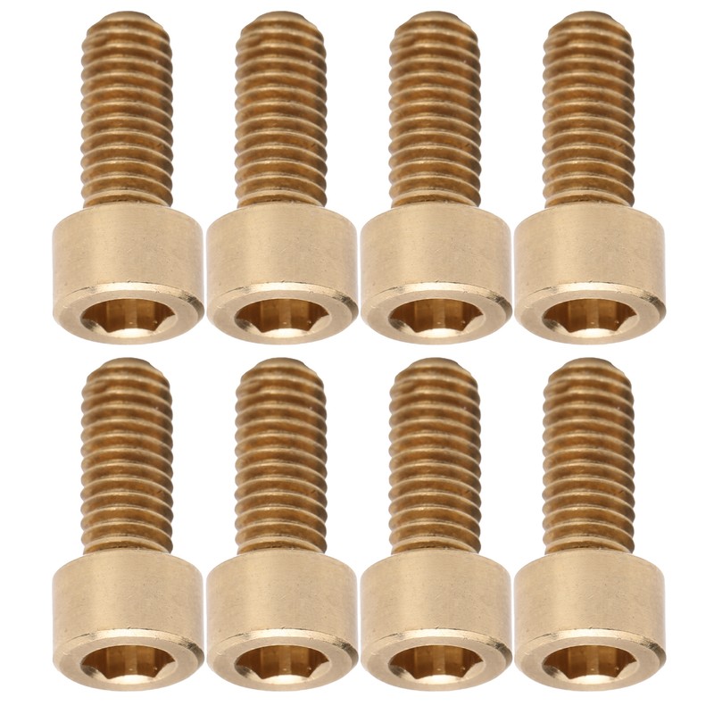 50Pcs Cap Hex Socket Screw Copper Fastener Hardware Tools Industrial