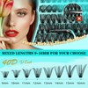 Lash Clusters Kit 240PCS Eyelash Extension D Curl Wispy Clusters
