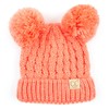 C.C Exclusives Children Kid Double Pompom Knitted Beanie for Kids