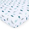 SPRINGSPIRIT Fitted Crib Sheets for Standard Crib&Toddler Mattress 4 Pack