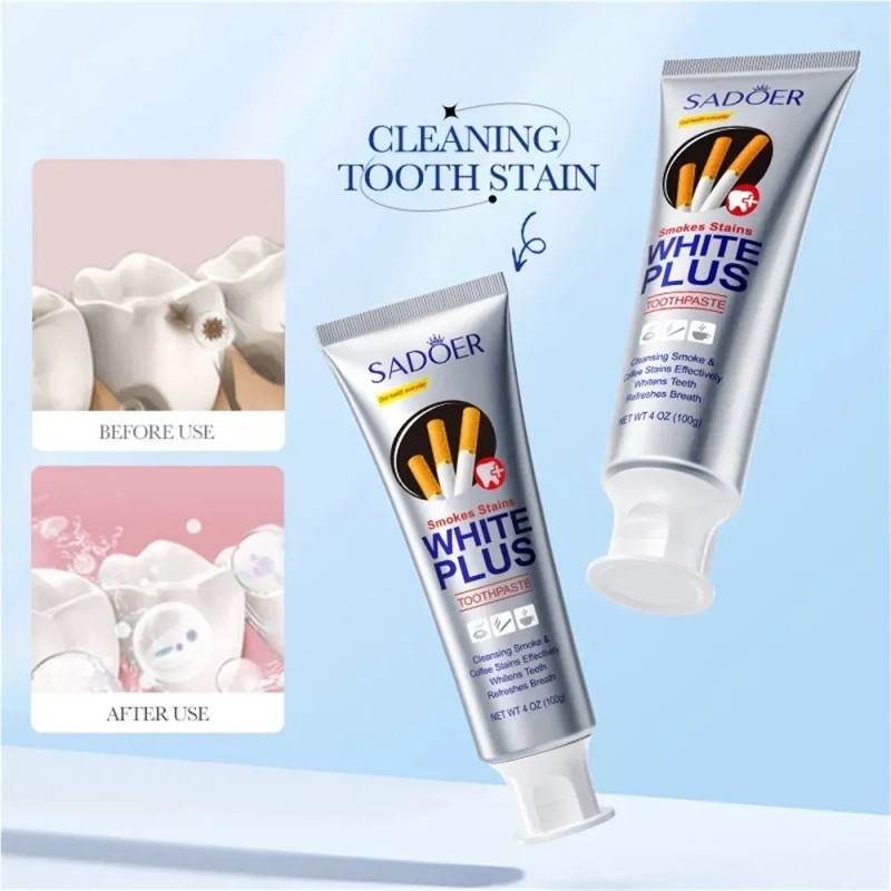 Crema Dental Para Eliminar Las Manchas De Humo Con Dientes