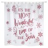 Avanti Linens - Fabric Shower Curtain, Holiday Bathroom Decor (Sparkle