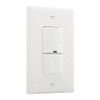 Eaton VS306U-W 600-Watt 120V Wall Mount Occupancy/Vacancy Sensor, White