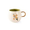 Fringe Studio Floral S Stoneware Mug, 1 Count (Pack of