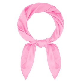 Pistha Satin Scarf Square Scarf Neck Hair Scarf Handkerchief Bandanas for Women Men Girls Boys Costume Accessory 27.5 inch