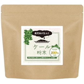 【鹿児島県産】オーガランド ケール 粉末 100g 青汁 ケールパウダー ケール青汁 加熱殺菌加工済