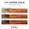 L'Oreal Paris Feria Multi-Faceted Shimmering Permanent Hair Color, C74 Copper